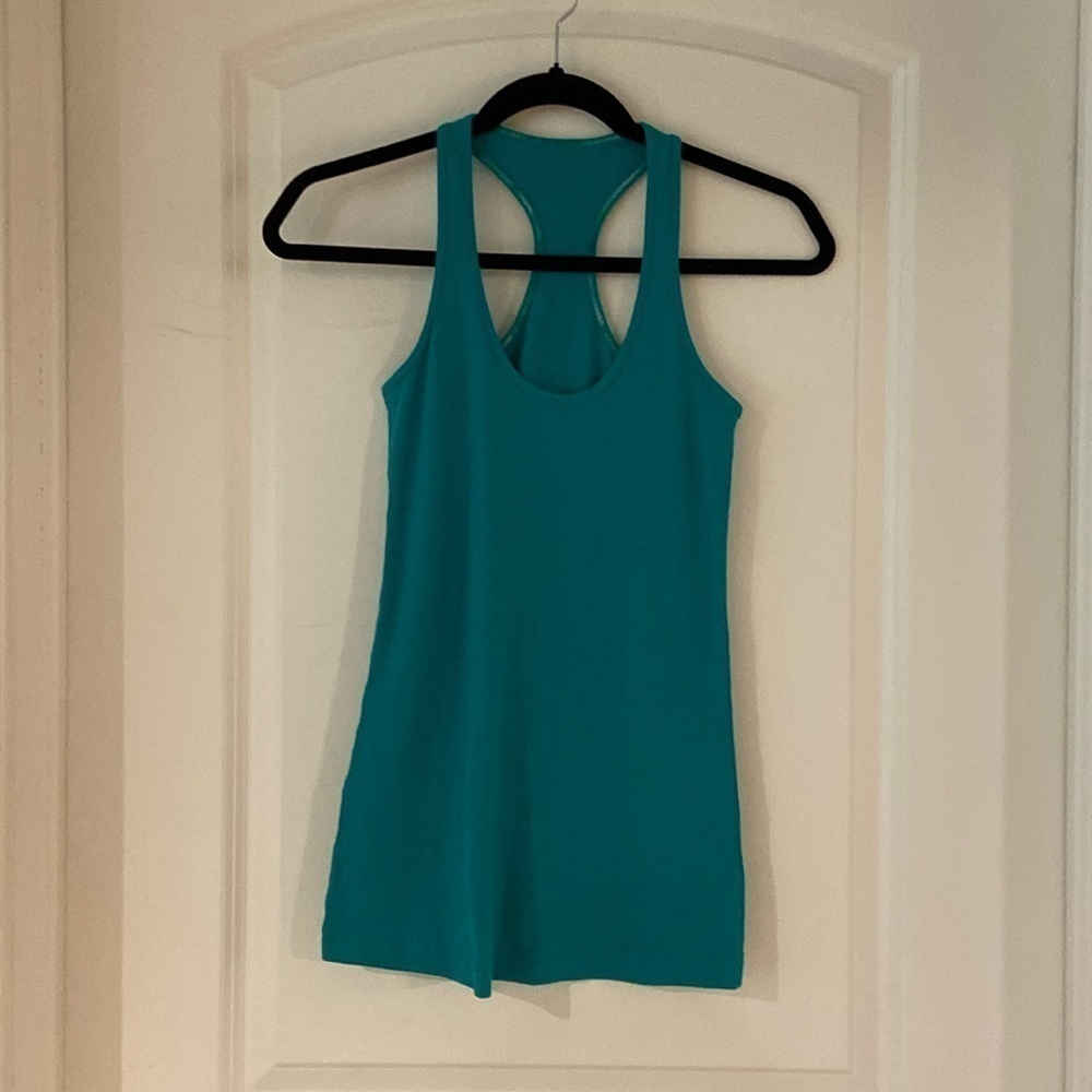 Lululemon racerback tank top green​​​​​​​​